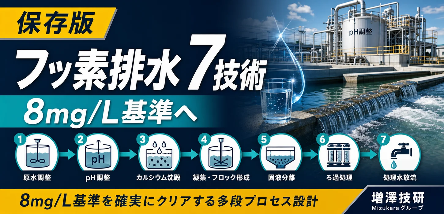 フッ素が含まれた排水処理方法 サムネイル