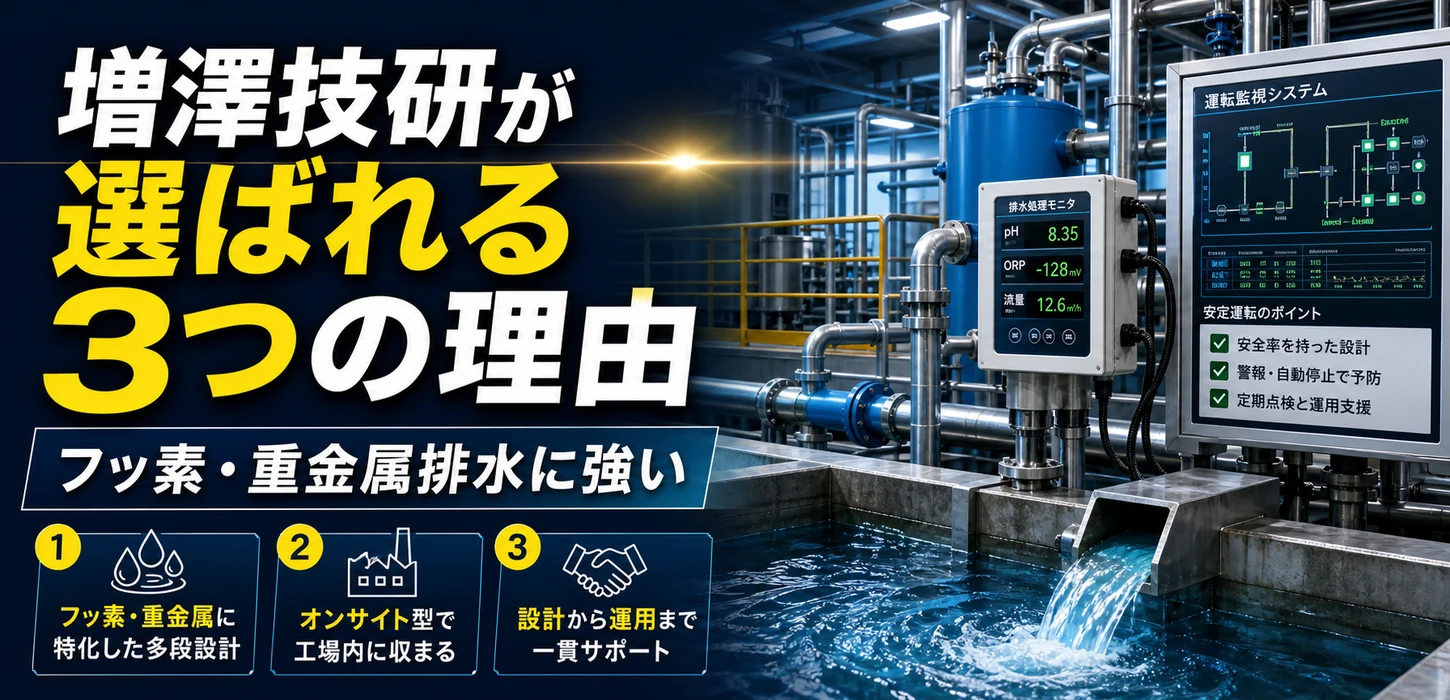 増澤技研が選ばれる3つの理由