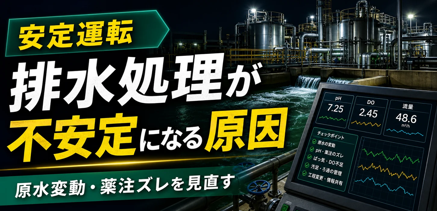 排水処理が不安定になる原因と対策 サムネイル
