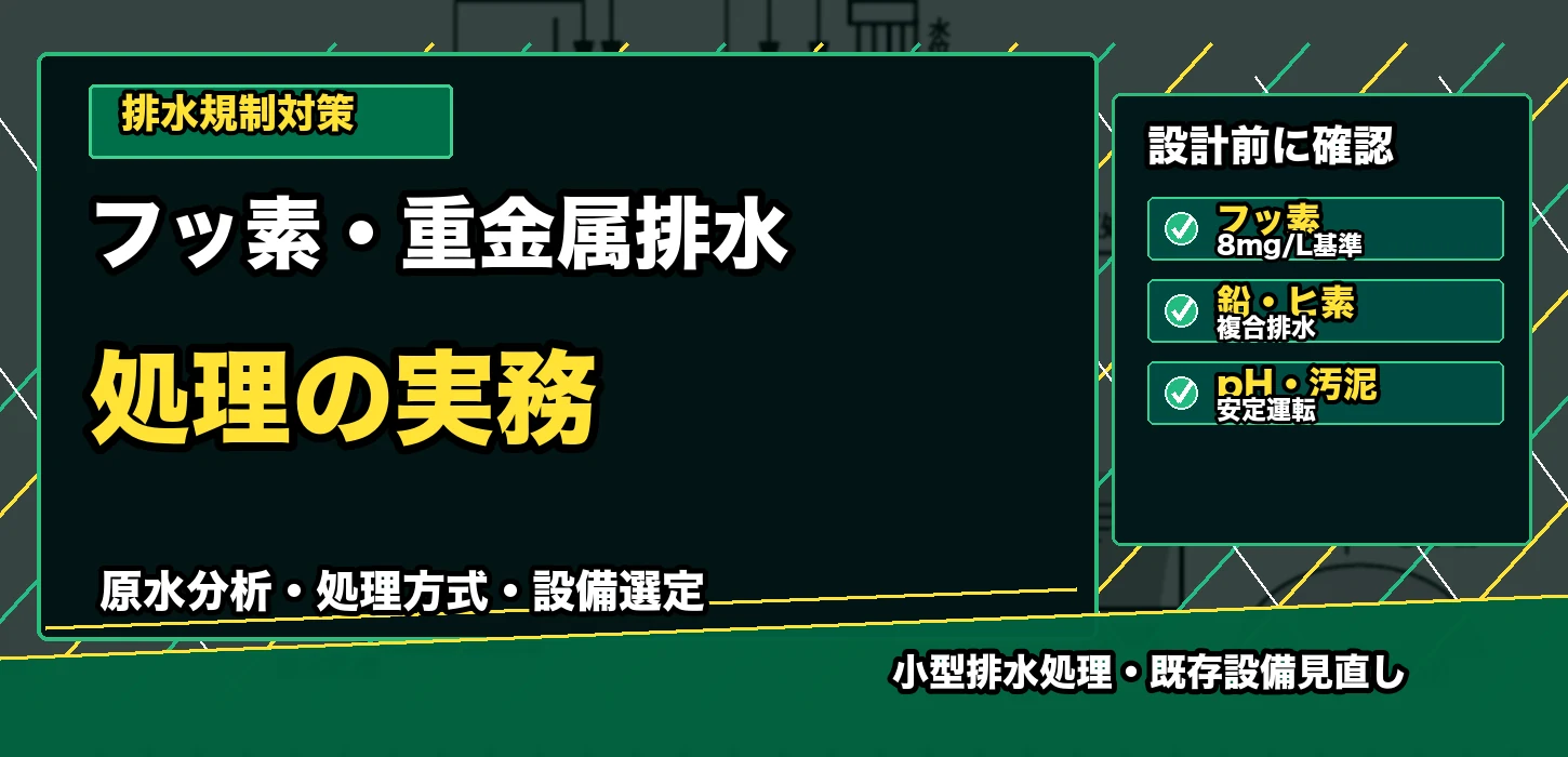 フッ素・重金属排水処理の実務 サムネイル