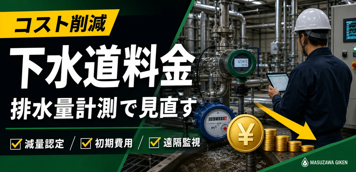 下水道料金を削減する方法 サムネイル