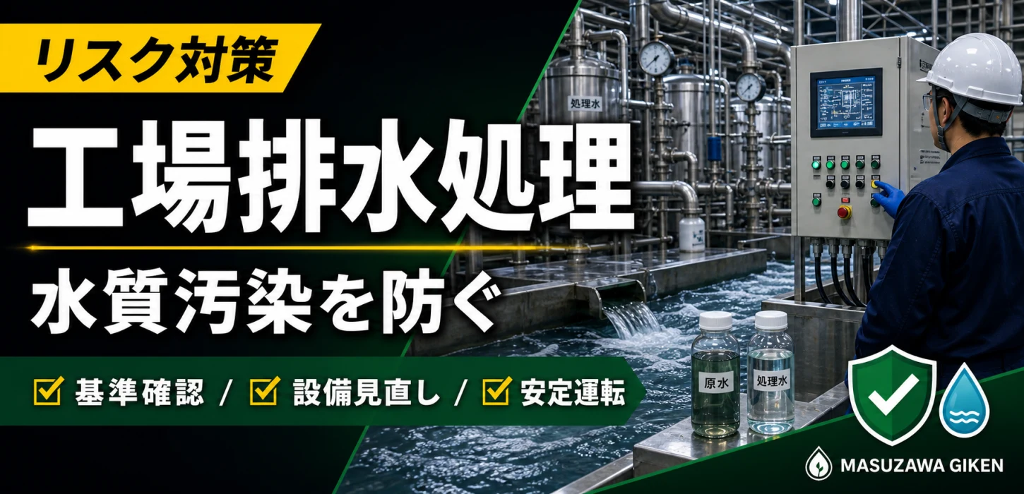 工場排水処理の重要性