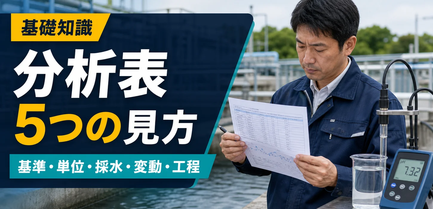 工場排水の分析データはどう読む？環境担当者が押さえるべき基本知識