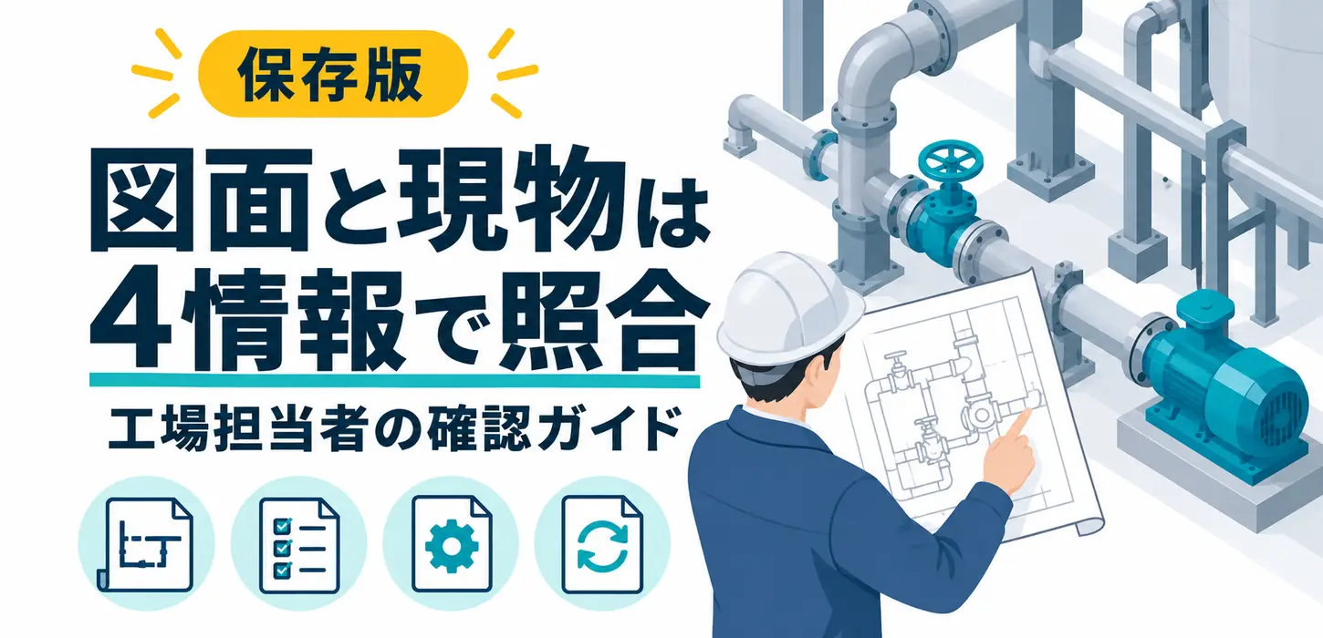 排水設備の図面と現物が違う｜改造前に確認する図面の版と変更履歴