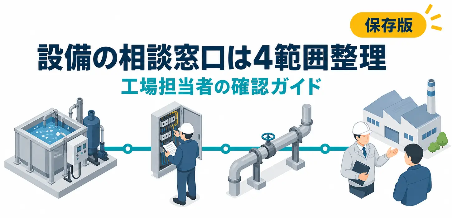 排水設備の不具合、どの会社へ連絡する？装置・電気・配管の窓口整理